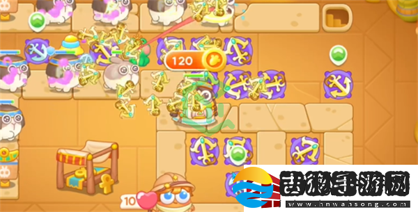 保卫萝卜4法老归来第113关怎么过