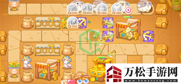保卫萝卜4法老归来第113关怎么过