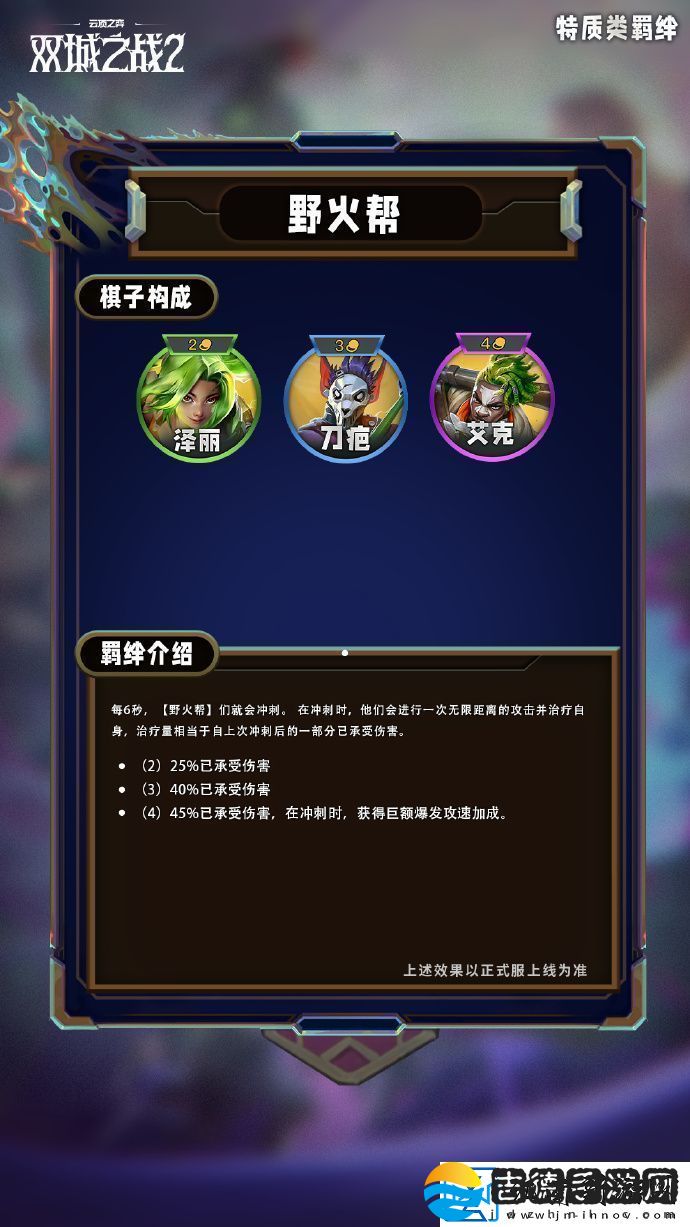云顶之弈手游s13特质类羁绊有哪些