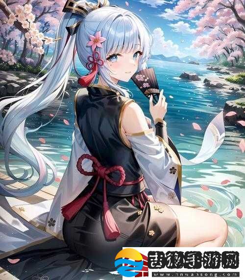 旅行者将绫华的脚放在掌心摩擦